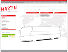 Tablet Screenshot of martinreisen.com